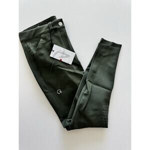 EGO7 PT Breeches Pants Riding Equestrian Horse Women’s Army Green IT 44 US 8 NWT